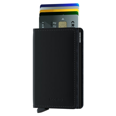 Secrid Matte Slimwallet - Cartera RFID 6.8 cm (negro)