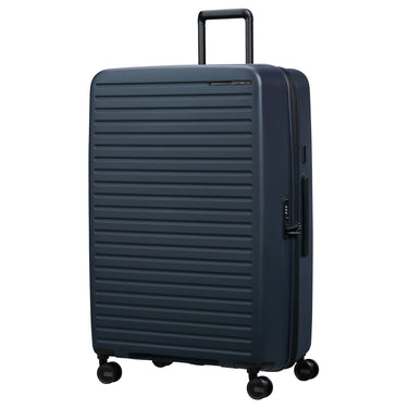 Samsonite Selection Restackd - 4-Rollen-Trolley 81 cm XL erw. mit 3tlg. Packsack-Set (midnight)
