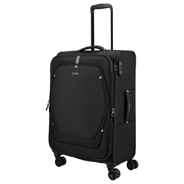 Travelite Umbria - Trolley de 4 ruedas M 67 cm erw. (schwarz)