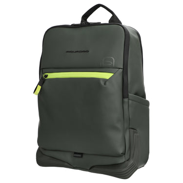 Piquadro Corner - Laptop Backpack 14" 40 cm (Color: green)