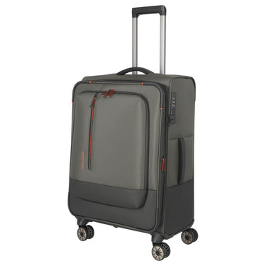 Travelite Crosslite - Trolley con 4 ruedas M 66 cm erw. (oliv)