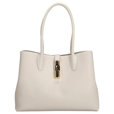 Furla Goccia Tote Base - Bolso de mano M 33 cm (panna)