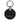 Porsche Design Circle - Keychain 9 cm (Color: black)