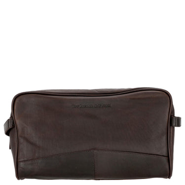 The Chesterfield Brand Stefan - Toiletry Bag Leather 29 cm (brown)