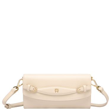 Aigner Cavallo Wallet on Strap - Crossbody Bag/Wallet 6cc 21 cm (macadamia white)