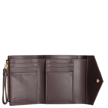 Lacoste Billfold Compact Wallet - Cartera 6cc 11.5 cm (winetasting)