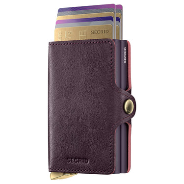Secrid Twinwallet Basco - Porte-cartes 12cc 10.2 cm RFID (bordeaux+)