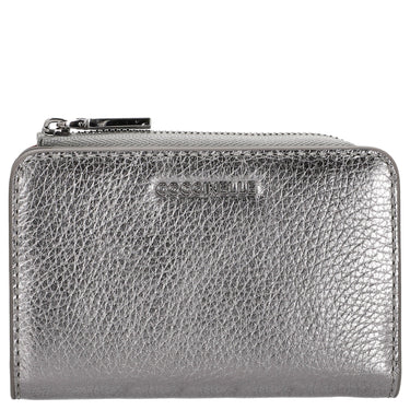 Coccinelle Metallic Soft - Cartera 6cc 13 cm (steel)