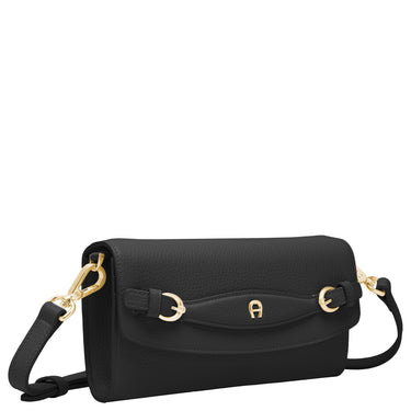 Aigner Cavallo Wallet on Strap - Umhängetasche/Geldbörse 6cc 21 cm (black)