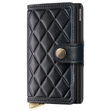 Secrid Miniwallet Emboss Diamond - Étui à cartes de crédit 6cc 10.2 cm RFID (black+)