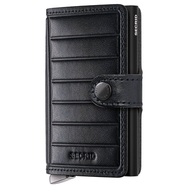 Secrid Miniwallet Emboss Lines - Étui à cartes de crédit 6cc 10.2 cm RFID (black+)