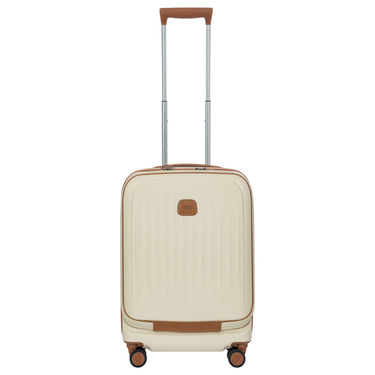 Brics Taormina - 4-Wheel Cabin Trolley with Front Pocket 55 cm ext. USB (blau)