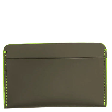 Horizn Studios Card Holder - Visitenkartenetui 9 cm (dark olive/neon green)