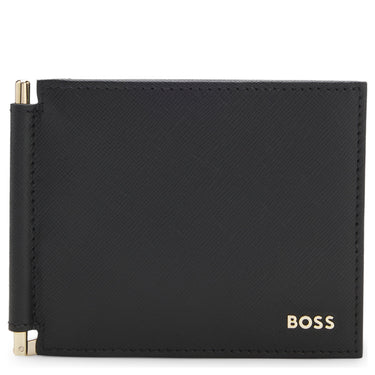 BOSS Men GB Coin Clip - Portefeuille 6cc avec pince à billets 10.5 cm (black)