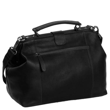 The Chesterfield Brand Shaun - Bolso bandolera de cuero 32 cm (negro)