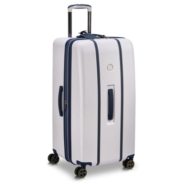 Delsey Paris Cadence Trunk - 4-Wheel Trolley 80 cm erw. (elfenbein/blau)