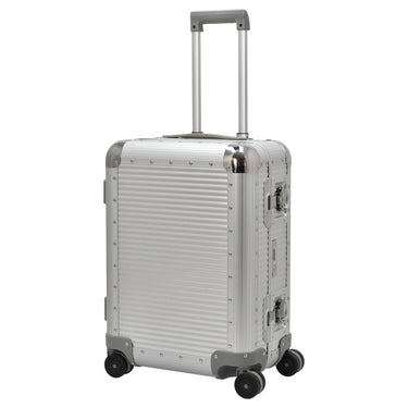 FPM Milano Bank S aluminum Spinner 55 M - 4-Rollen-Kabinentrolley 53 cm (moonlight silver)