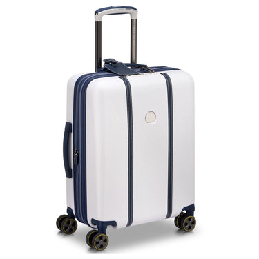 Delsey Paris Cadence - 4-Wheel Cabin Trolley Slim 55 cm erw. (elfenbein/blau)