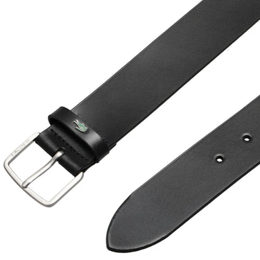 Lacoste Accessoire - Gürtel 4 cm Leder (black, 115 cm)