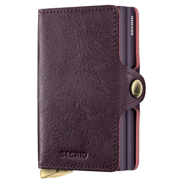 Secrid Twinwallet Basco - Porte-cartes 12cc 10.2 cm RFID (bordeaux+)