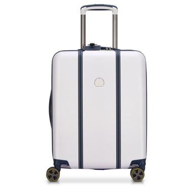 Delsey Paris Cadence - 4-Wheel Cabin Trolley Slim 55 cm erw. (elfenbein/blau)