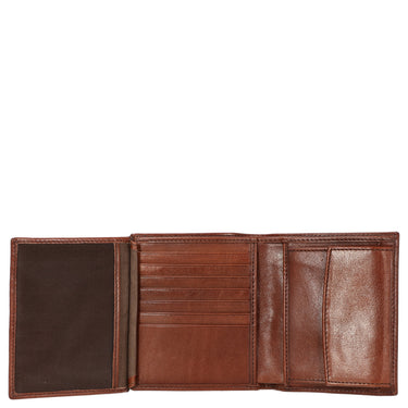 The Bridge Story Uomo - Cartera de hombre 14 tarjetero Cuero 13 cm (marrone)