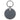 Porsche Design Circle - Keychain 9 cm (anthracite)
