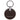 Porsche Design Circle - Keychain 9 cm (dark brown)