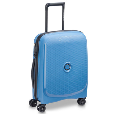 Delsey Paris Belmont Plus Slim Line - Trolley da cabina 4 ruote 55 cm (colore: zink blu)