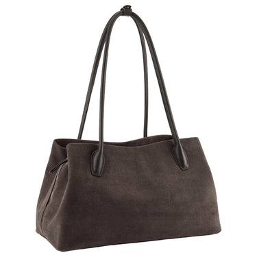 Les Visionnaires Sophie Grande Cozy Scarf - Shoulder Bag 42 cm (dark brown)