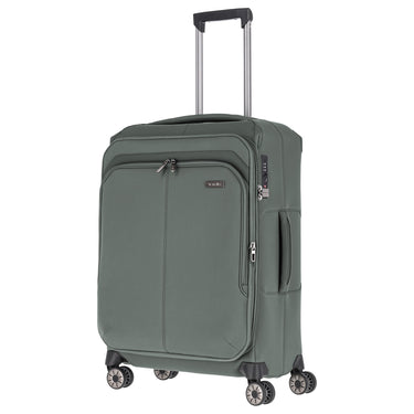Travelite Priima - 4-Wheel Trolley M 68 cm expandable (olive)