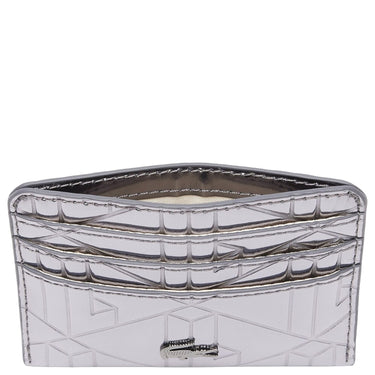 Lacoste Holiday CC Key Ring Box - Étui à cartes avec porte-clés (argent foncé brillant)