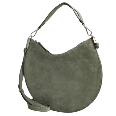 Coccinelle Sunup Suede - Shoulder Bag L 38 cm (Color: greenery)