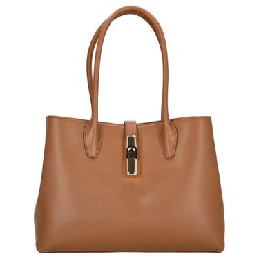 Furla Goccia Tote Base - Bolso de mano M 33 cm (tabacco)