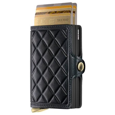 Secrid Twinwallet Emboss Diamond - Kreditkartenetui 6cc 10.2 cm RFID (black+)