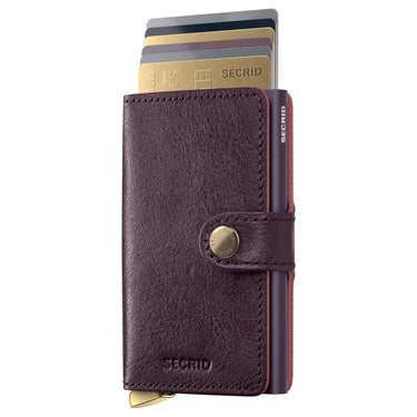 Secrid Premium Basco Miniwallet - Portefeuille RFID 6.5 cm (bordeaux+)