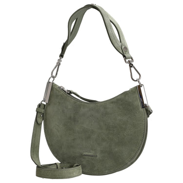 Coccinelle Sunup Suede - Borsa a spalla S 24 cm (greenery)