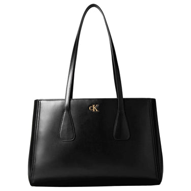 Calvin Klein Work Medium - Shopper 36 cm (nero/oro antico chiaro)