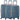Delsey Paris Carrousel - 4-Rollen-Trolley Set 3tlg. (meerblau)