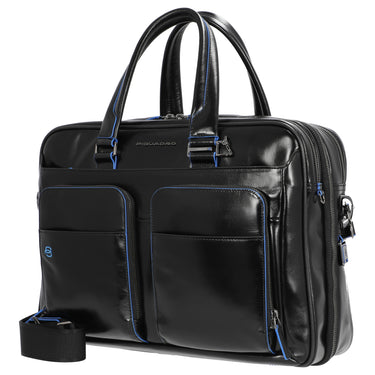 Piquadro Blue Square - Aktentasche 15" 41 cm erw. (black)