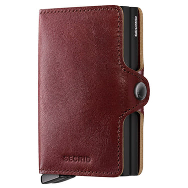 Secrid Twinwallet Basco - Credit Card Holder 12cc 10.2 cm RFID (brown+)