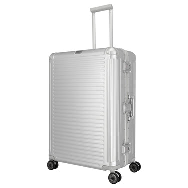 Travelite Next - 4-Rollen-Trolley L 77 cm (silber)