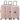 Delsey Paris St. Tropez - Set di trolley a 4 ruote 3 pezzi (rosa)