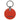 Porsche Design Circle - Keychain 9 cm (lava orange)