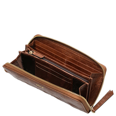 abro Maxi Cocco - Geldbörse 16cc 19 cm (caramel/cognac)