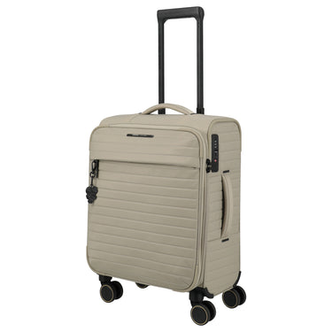 Travelite BARBARA Stepp - Maleta de 4 ruedas S 55 cm (satinado nude, 55 cm)