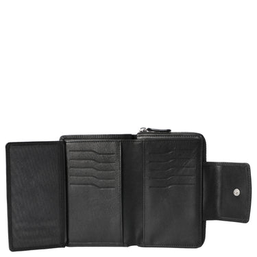 Braun Büffel Golf RFID - Cartera M 15 cc 14 cm (negro)