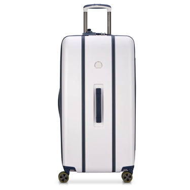 Delsey Paris Cadence Trunk - 4-Wheel Trolley 80 cm erw. (elfenbein/blau)