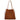 Coccinelle Dulse Suede - Sac en forme de pochette L 40 cm (Couleur : cognac)
