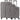Somko Wave - 4-Rollen-Trolley Set 3tlg. (anthrazit)